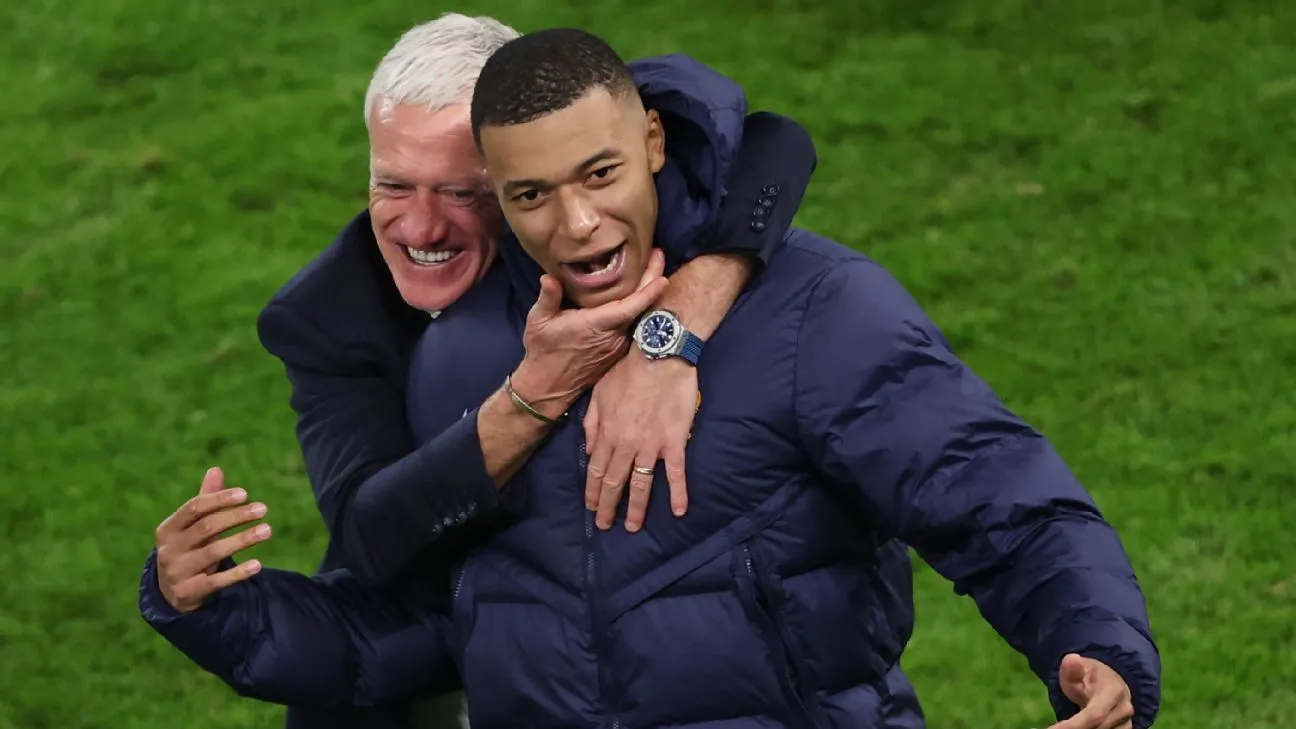 cidier deschamps defends kylian mbappé