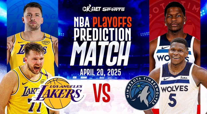 matchup of two superstar players of basketball between lakers vs timberwolves